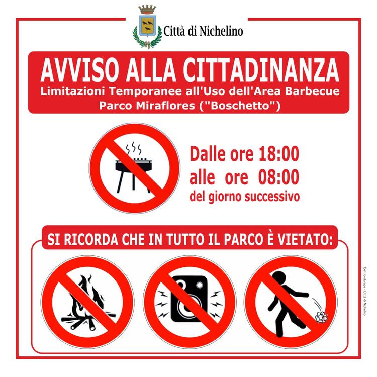 ⚠ ATTENZIONE ⚠  Maggiori informazioni 👇 https://comune.nichelino.to.it/…/limitazioni-temporanee-al…/ #CittàdiNichelino...
