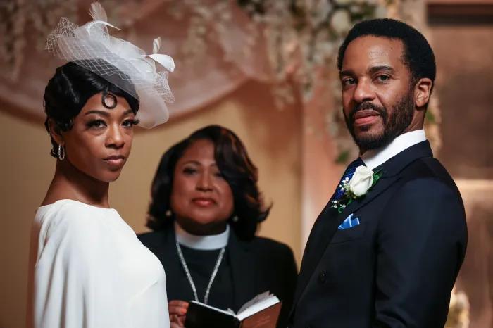 Samira Wiley and André Holland in They Fight