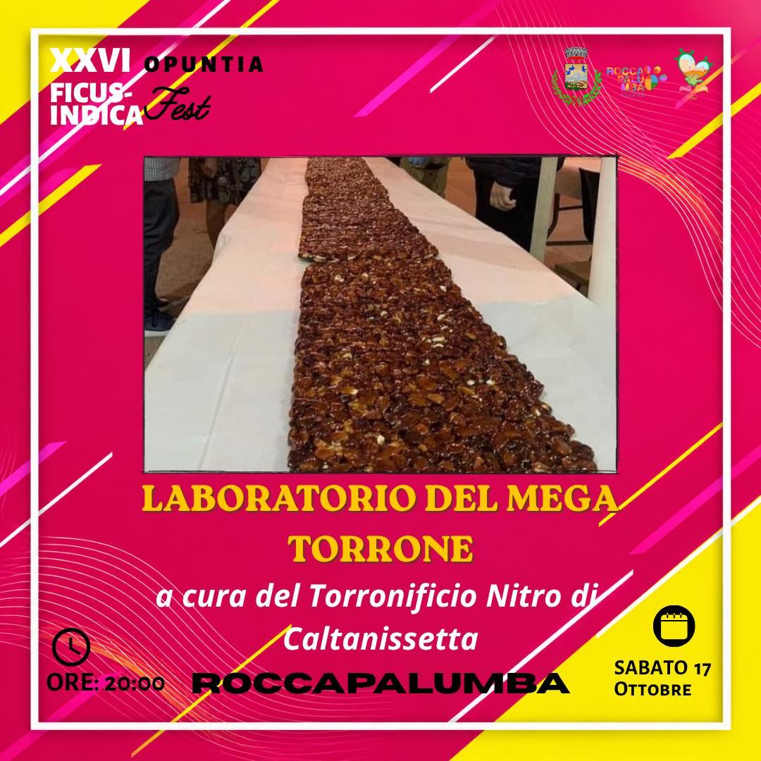 🍯 IL MEGA TORRONE: UNO SPETTACOLO DI GUSTO! 🌵 Alla XXVI Opuntia Ficus-Indica Fest la dolcezza è protagonista! 📅 Sabat...