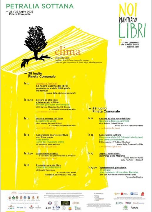 📚🌿 "NOI PIANTIAMO LIBRI" inizia tra le Madonie!📚🌿 Nasce il 1° Festival Letterario per bambini e ragazzi nei luoghi a...