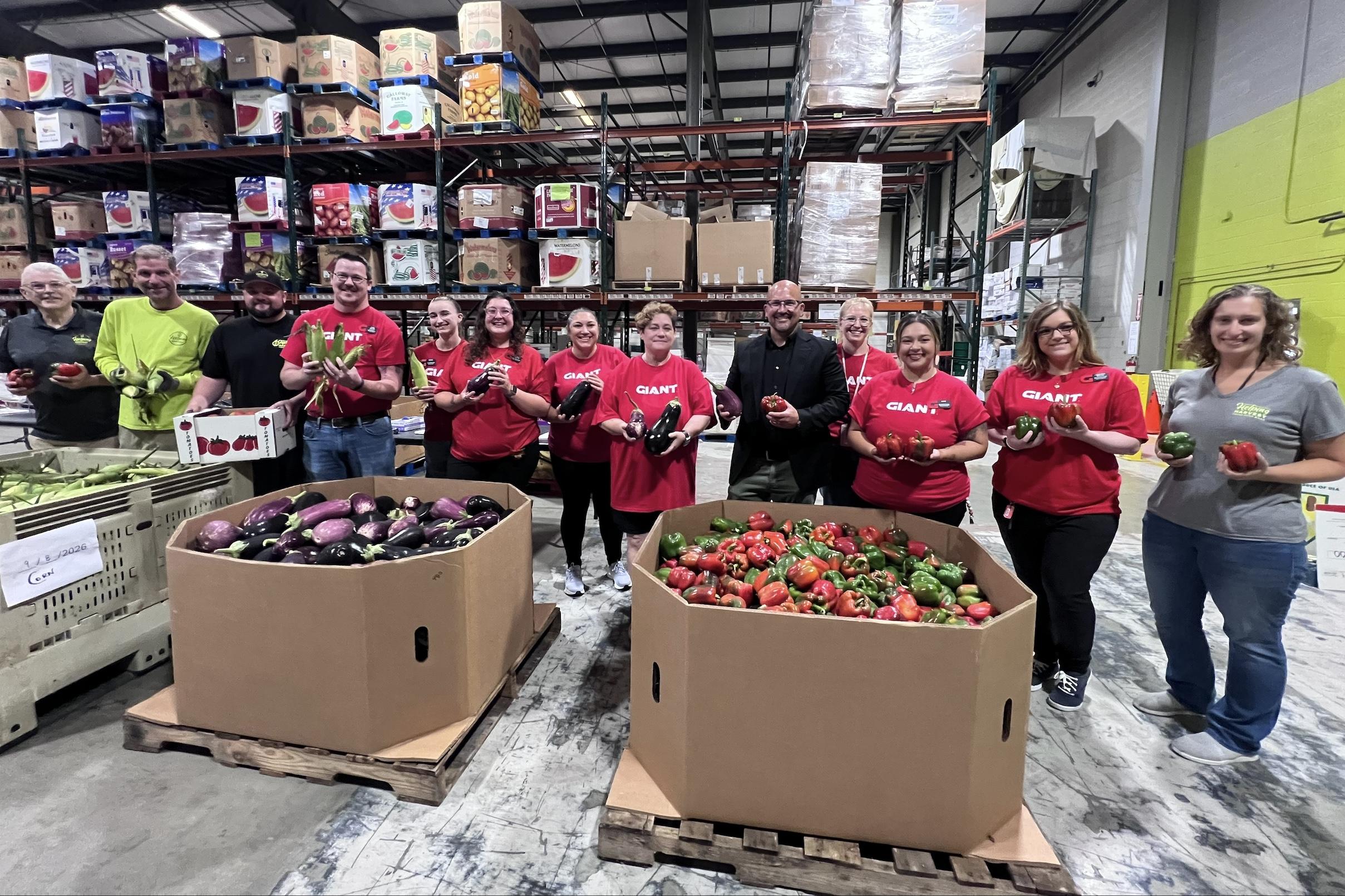 GIANT donates $35,000 to Helping Harvest during Hunger Action Month