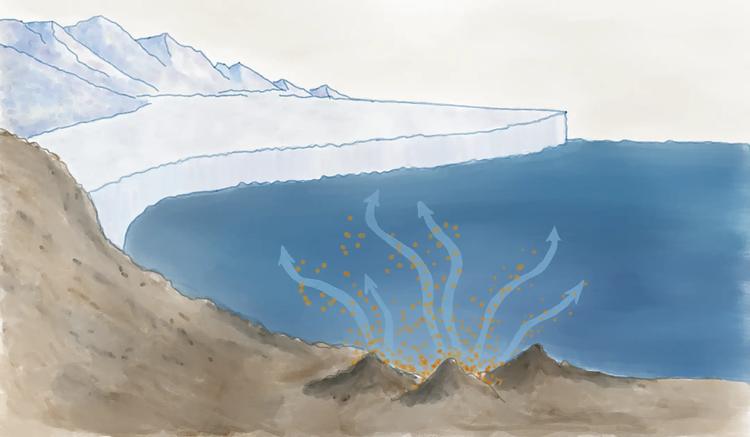 Les eaux profondes alimentent l’océan Austral en fer
