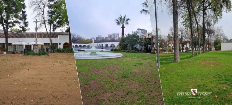 Áreas Verdes realiza labores de mantención para revitalizar céspedes de alto uso