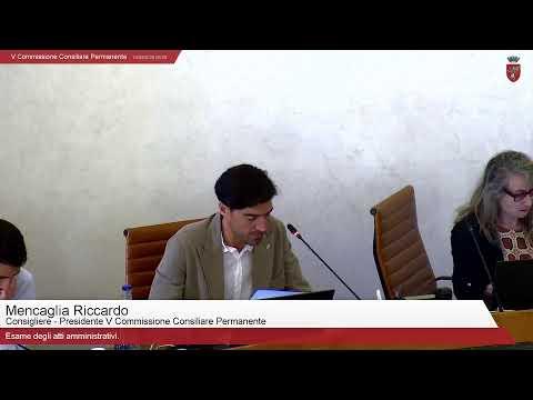 V Commissione Consiliare Permanente