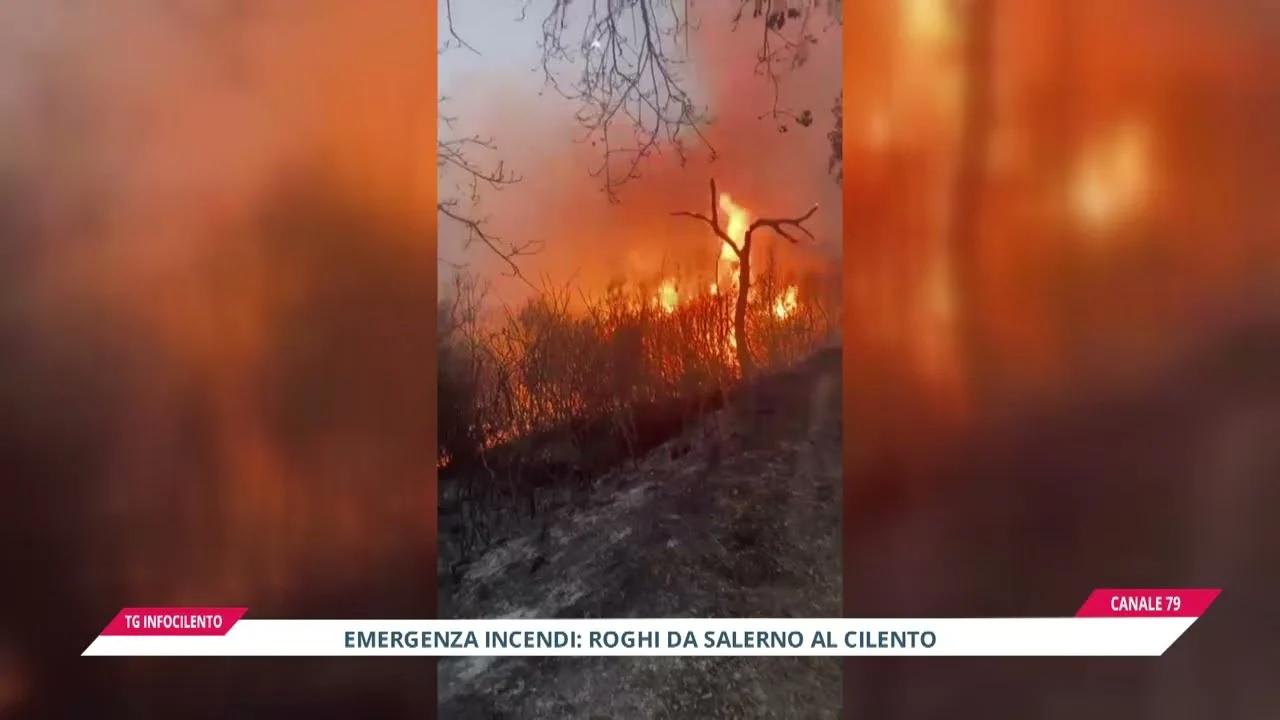 Emergenza Incendi a Salerno e Provincia: fiamme sul Monte San Liberatore e Paura nel Cilento
