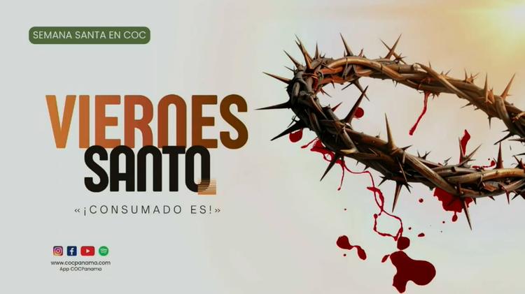 Servicio especial de Viernes Santo - 3 de abril de 2026