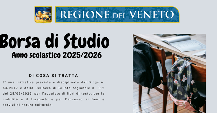 Borse di studio per l’anno scolastico 2025-2026