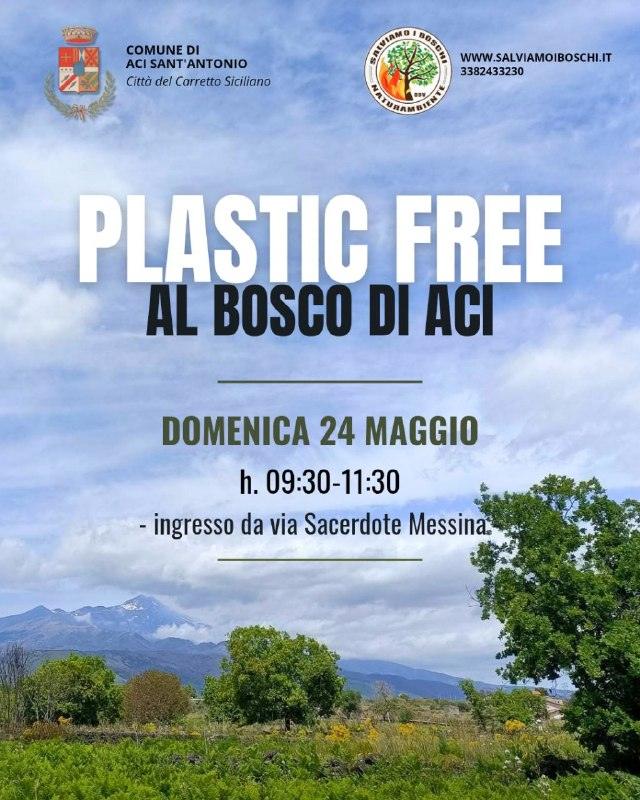 🌳 𝗗𝗢𝗠𝗘𝗡𝗜𝗖𝗔 𝗔𝗟 𝗕𝗢𝗦𝗖𝗢 𝗗𝗜 𝗔𝗖𝗜 𝗟𝗔 𝗚𝗜𝗢𝗥𝗡𝗔𝗧𝗔 "𝗣𝗟𝗔𝗦𝗧𝗜𝗖 𝗙𝗥𝗘𝗘" ♻️