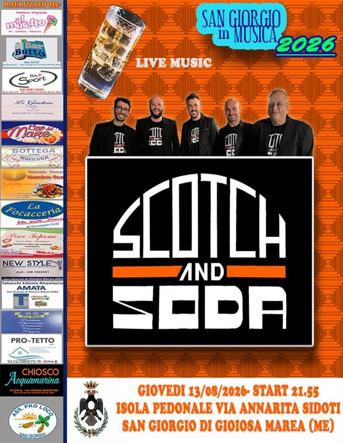 🎶🔥 SAN GIORGIO IN MUSICA 2026 🔥🎶 Giovedì 13 agosto si accende San Giorgio di Gioiosa Marea! 🌊🎸 Sul palco gli SCOTC...
