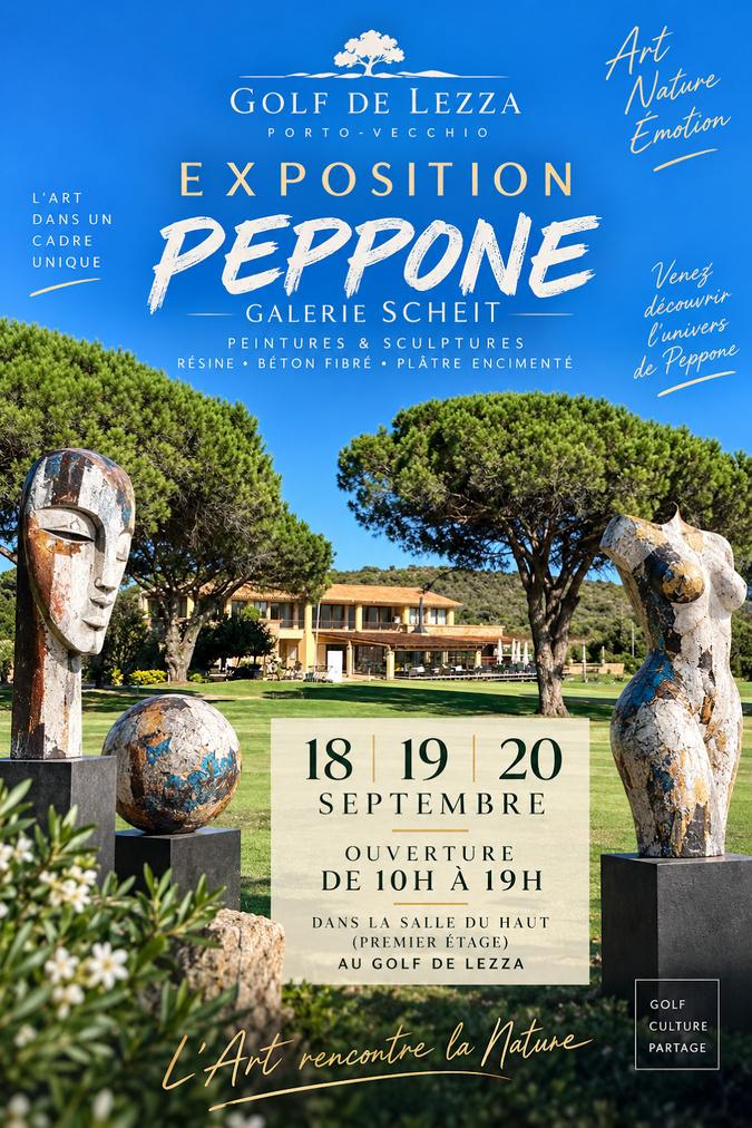 Portivechju - Peppone expose au Golf de Lezza