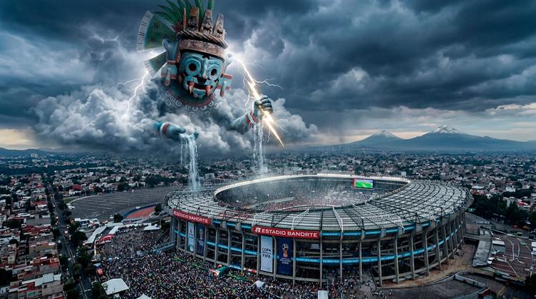 Tláloc amenaza el debut mundialista: prevén lluvias durante el México vs Sudáfrica en el Estadio Azteca