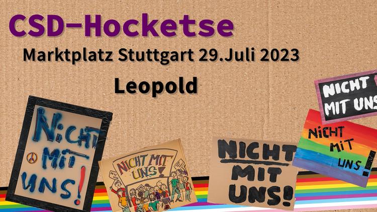 Stuttgart PRIDE 2023 • Hocketse: "Leopold"