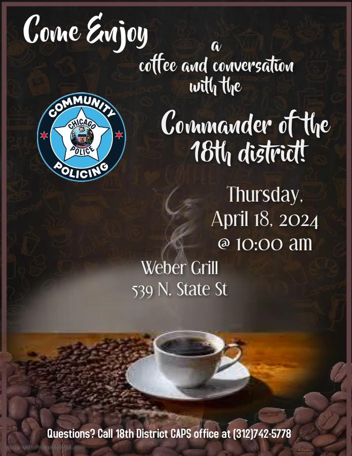Coffee & Conversation with the Commander – April 18th