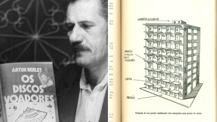 Fotógrafo que dizia ter sido abduzido no RS publicou livro com desenhos de nave espacial e 'cidade extraterrestre'; veja registros