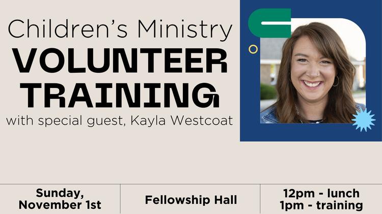 Children’s Ministry Volunteer Training