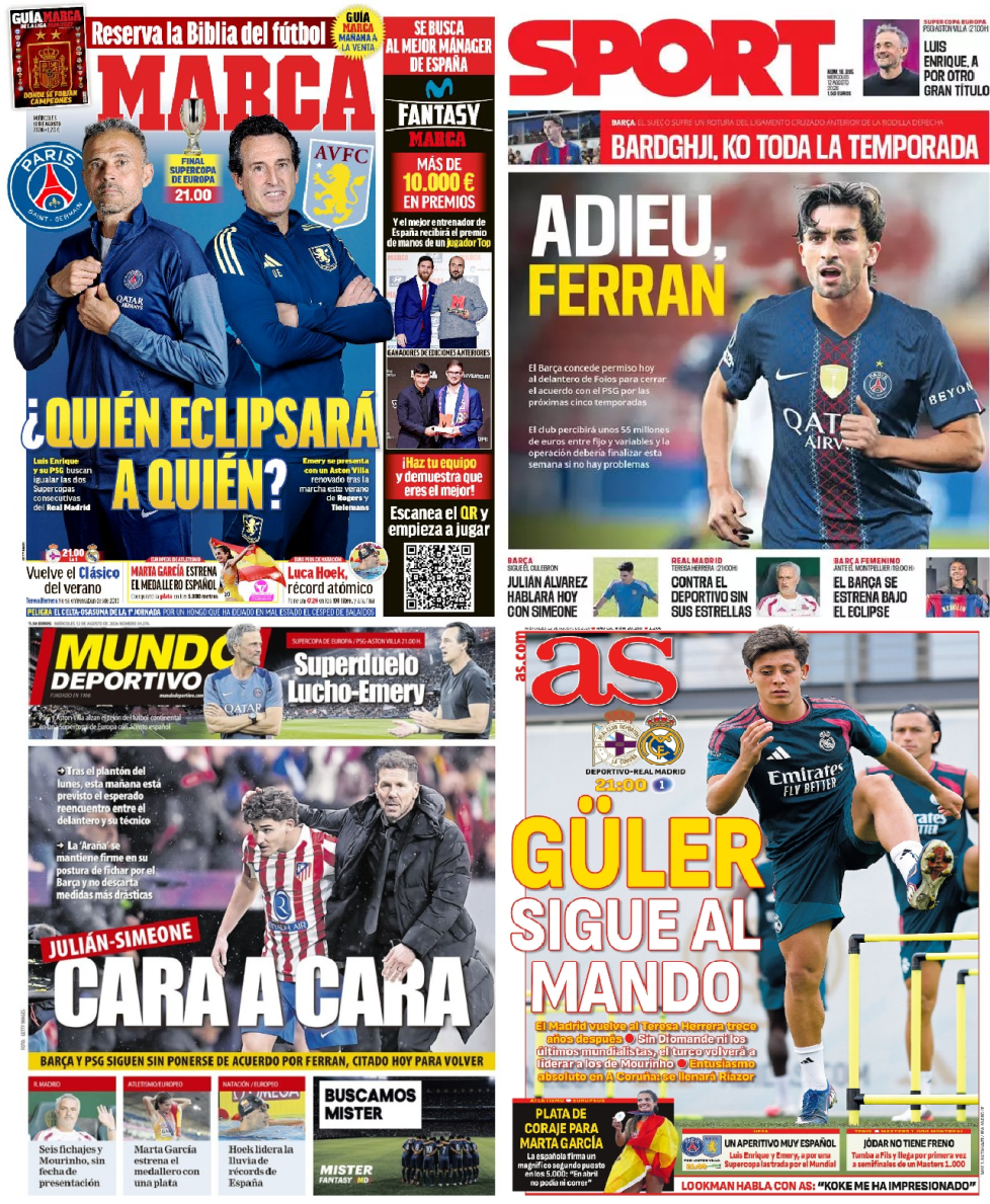 Consulta las Portadas de los principales periódicos deportivos
