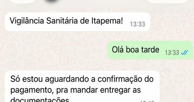 Vigilância Sanitária alerta para golpe com pedidos de Pix pelo WhatsApp em Itapema