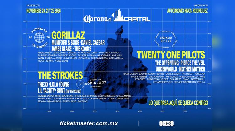 Corona Capital 2026: Todo lo que necesitas saber!