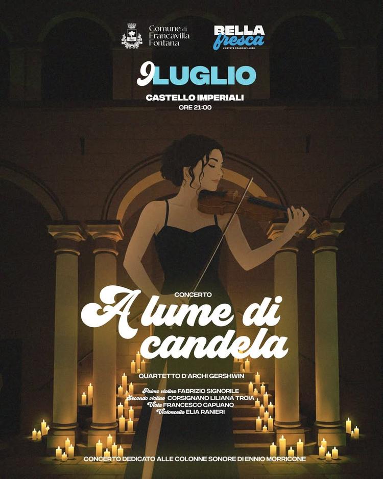 ✨ Una serata in cui musica, atmosfera e bellezza si fondono nella suggestiva cornice del Castello Imperiali. Giovedì 9 l...
