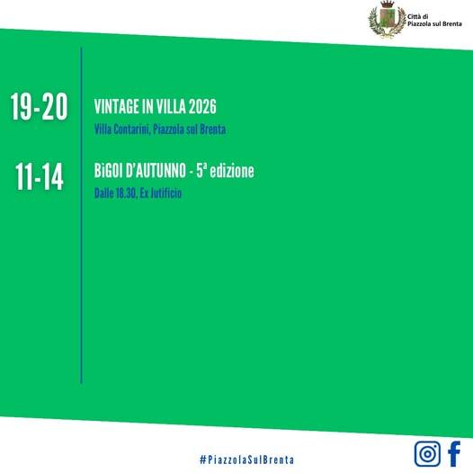 🗓️ Gli eventi di questa terza settimana di Settembre a📍Piazzola sul Brenta! #donne #lavoro #PalioDelleFrazioni2026 #Pr...