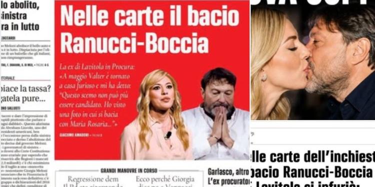 Ranucci: "La foto del bacio con Boccia è una fake, altra falsità dei giornali di Angelucci"