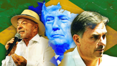 Cómo Trump está tratando de influir para que Flávio Bolsonaro gane a Lula en las elecciones de Brasil