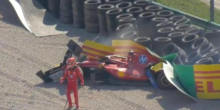 F1, Gp Monza: Leclerc si ritira dopo un incidente al terzo giro. E' illeso