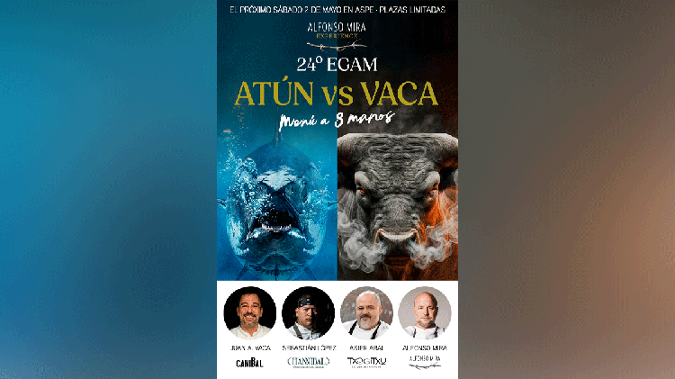 #Aspe: Atún vs Vaca: el duelo gastronómico llega a los EGAM