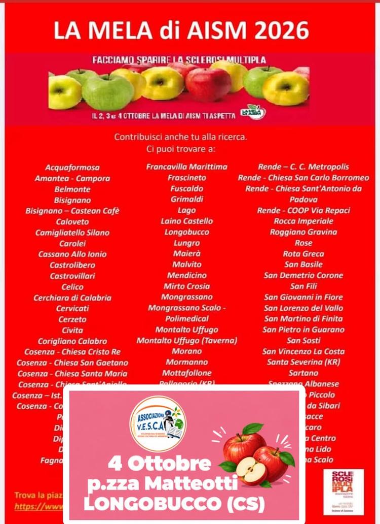 https://www.facebook.com/share/p/1Dp6ycncs4/🍎 Anche noi vi aspettiamo il 4 ottobre in Piazza Matteo
