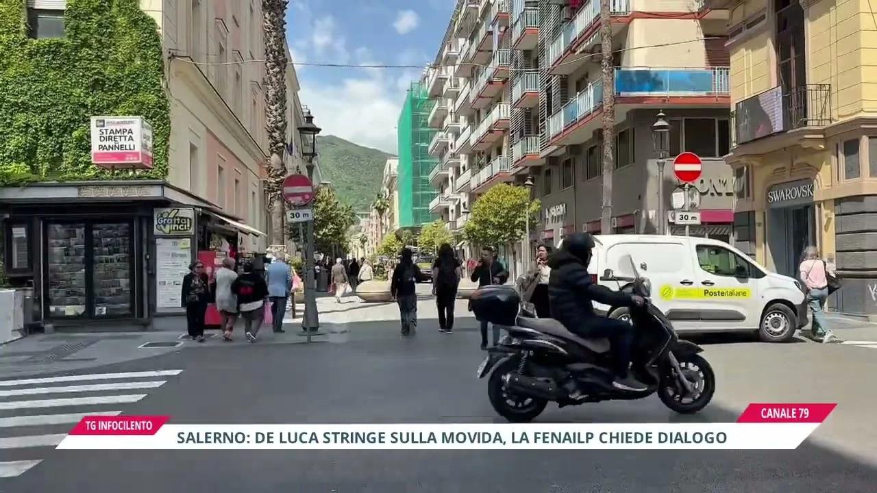 Salerno, stretta movida di De Luca: prime multe e scontro con Fenailp