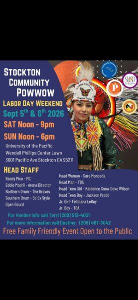 Stockton Community Pow Wow 2026