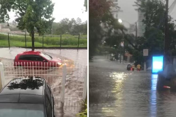 Temporal provoca alagamentos em vias e imóveis na região de Campinas