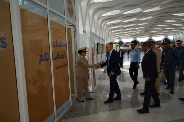 بمناسبة اليوم الوطني للمغاربة المقيمين بالخارج.. الوالي خطيب الهبيل يتفقد مطار مراكش المنارة الدولي