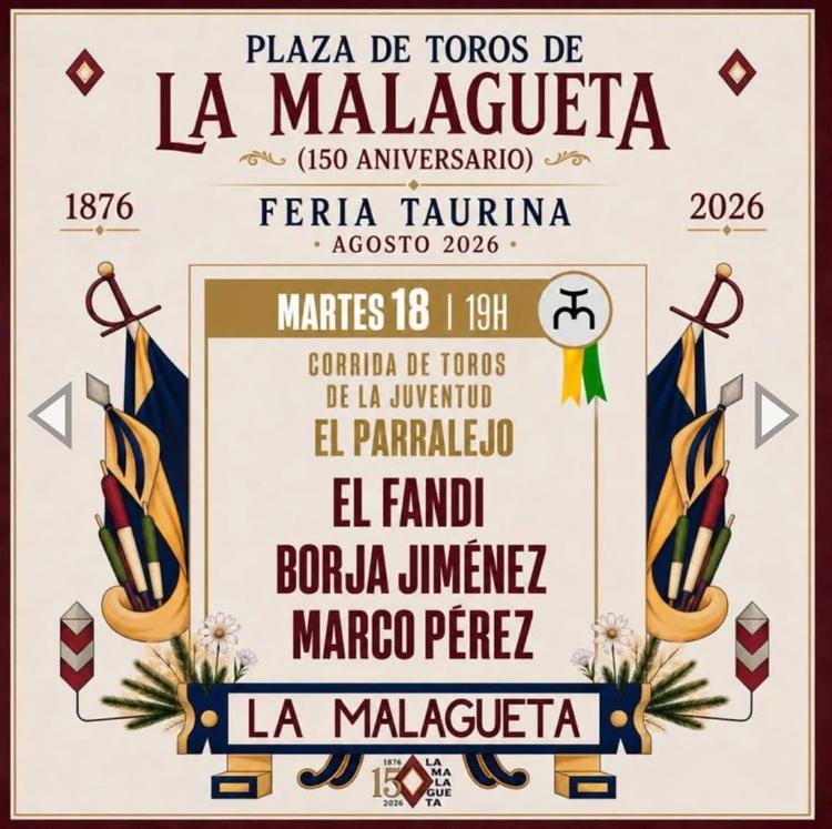 ENTRADAS FERIA TAURINA DE MÁLAGA 2026  🐂 Gracias a la Diputación de Málaga disponemos de 28 entradas para asistir a la...