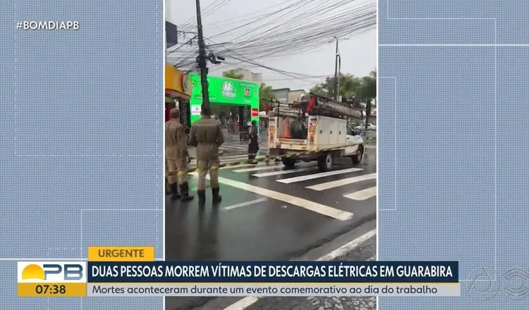 Dois homens morrem eletrocutados em corrida do Dia do Trabalhador em Guarabira, PB