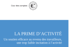 Prime d'activité et AAH&nbsp;: Rapport de la Cour des Comptes
