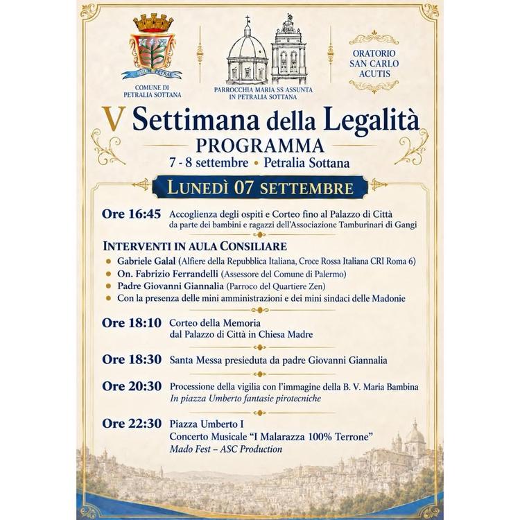 Gli appuntamenti di oggi