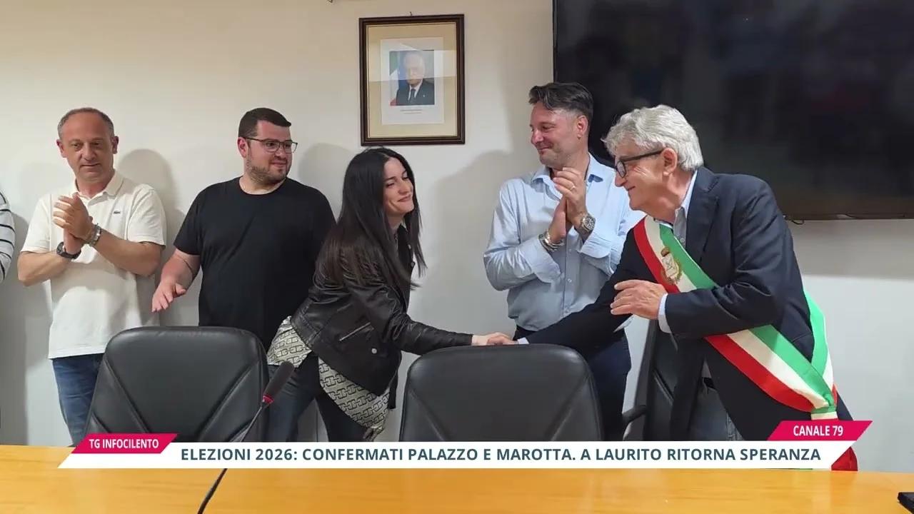 Elezioni 2026 nel Golfo di Policastro: confermati Palazzo e Marotta. A Laurito torna Speranza. Ecco i nuovi Consigli comunali