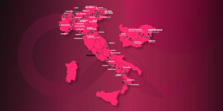 Il Giro torna in Italia, domani la quarta tappa tutta calabrese: 138km da Reggio a Cosenza
