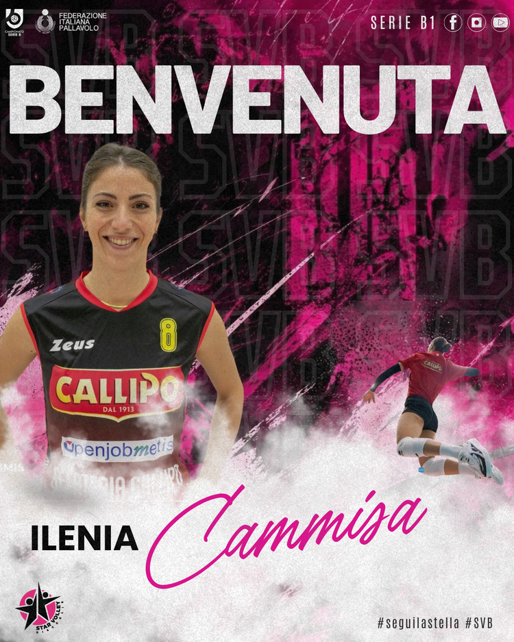 Volley B1/F, Star Bisceglie: Ilenia Cammisa nuovo acquisto nerofucsia