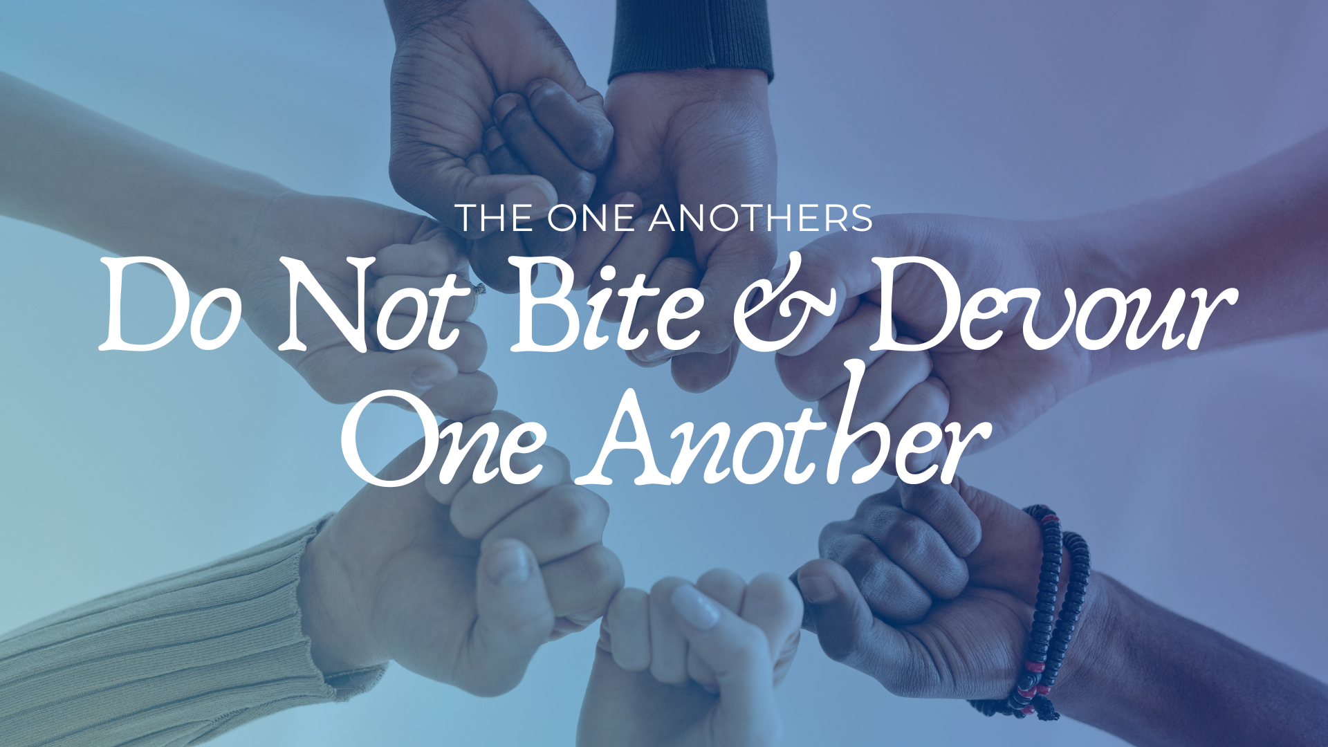 Do Not Bite And Devour One Another