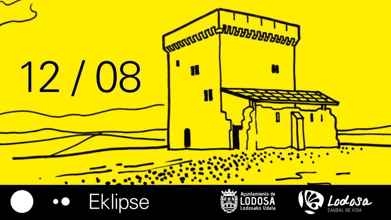 La Torre de Velasco, punto neurálgico para ver el eclipse solar total en Lodosa