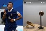 Mbappé presume de vitrina mundialista