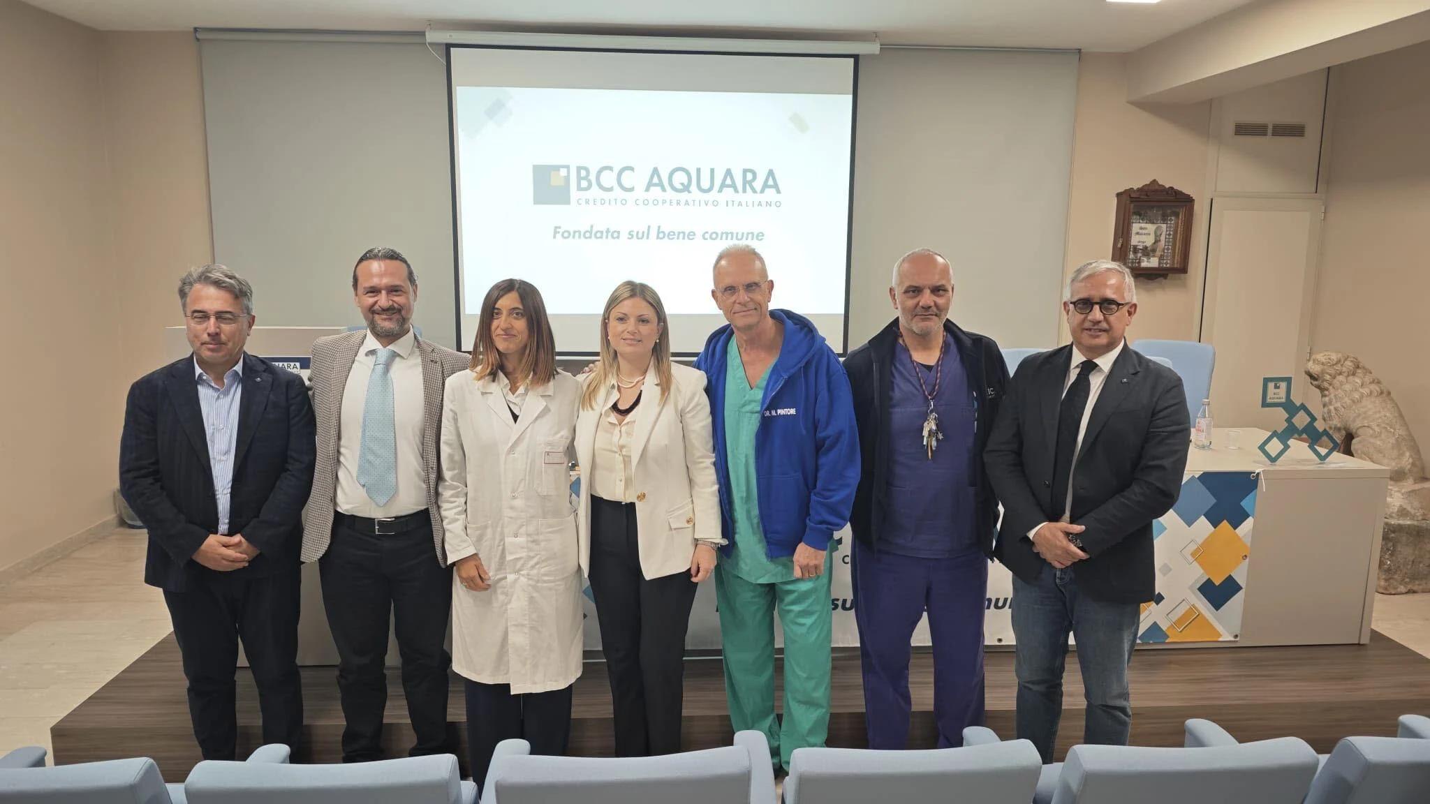 BCC Aquara per il Territorio: alla Sanità di Oliveto Citra una TECAR e una sega da gesso