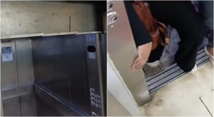 Idosa sobe três andares de escada para hemodiálise após falha em elevadores de hospital no CHS; vídeo