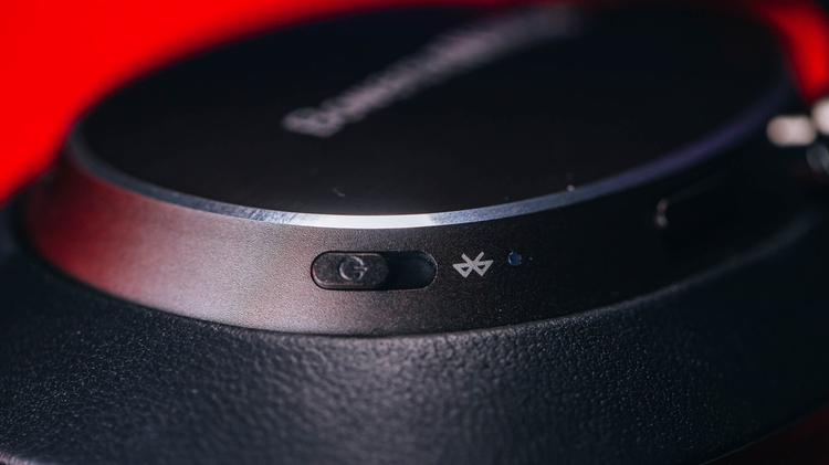 close-up of details on Bowers & Wilkins PX8 S2