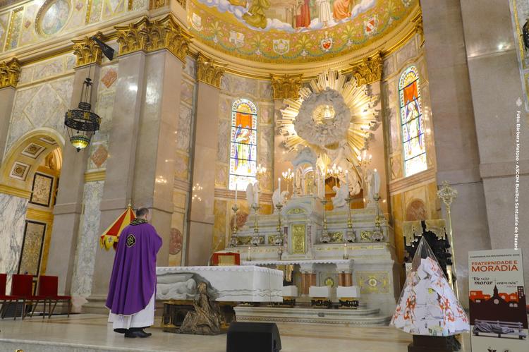 Basílica de Nazaré divulga programação do Mês Mariano com missas, vigília e quermesse em Belém