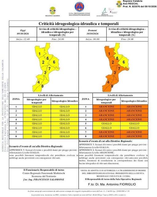 🌧️⚠️𝗔𝗟𝗟𝗘𝗥𝗧𝗔 𝗠𝗘𝗧𝗘𝗢 𝗔𝗥𝗔𝗡𝗖𝗜𝗢𝗡𝗘⚠️🌧️ Si comunica che è stata emanata l'𝗼𝗿𝗱𝗶𝗻𝗮𝗻𝘇𝗮 𝗱𝗲𝗹 𝗦𝗶�...