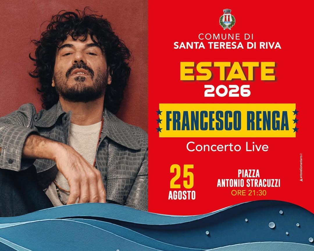 Martedì 25 Agosto 2026 - ore 21.30 ✨🎙️  P.zza Antonio Stracuzzi (area mercato) PER PRENOTARE LA TUA POSTAZIONE PER IL C...
