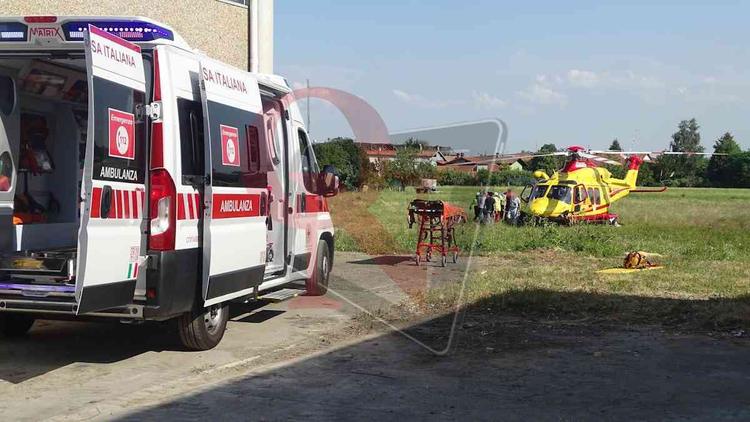 rivarolo canavese incidente sul lavoro frazione pasquaro